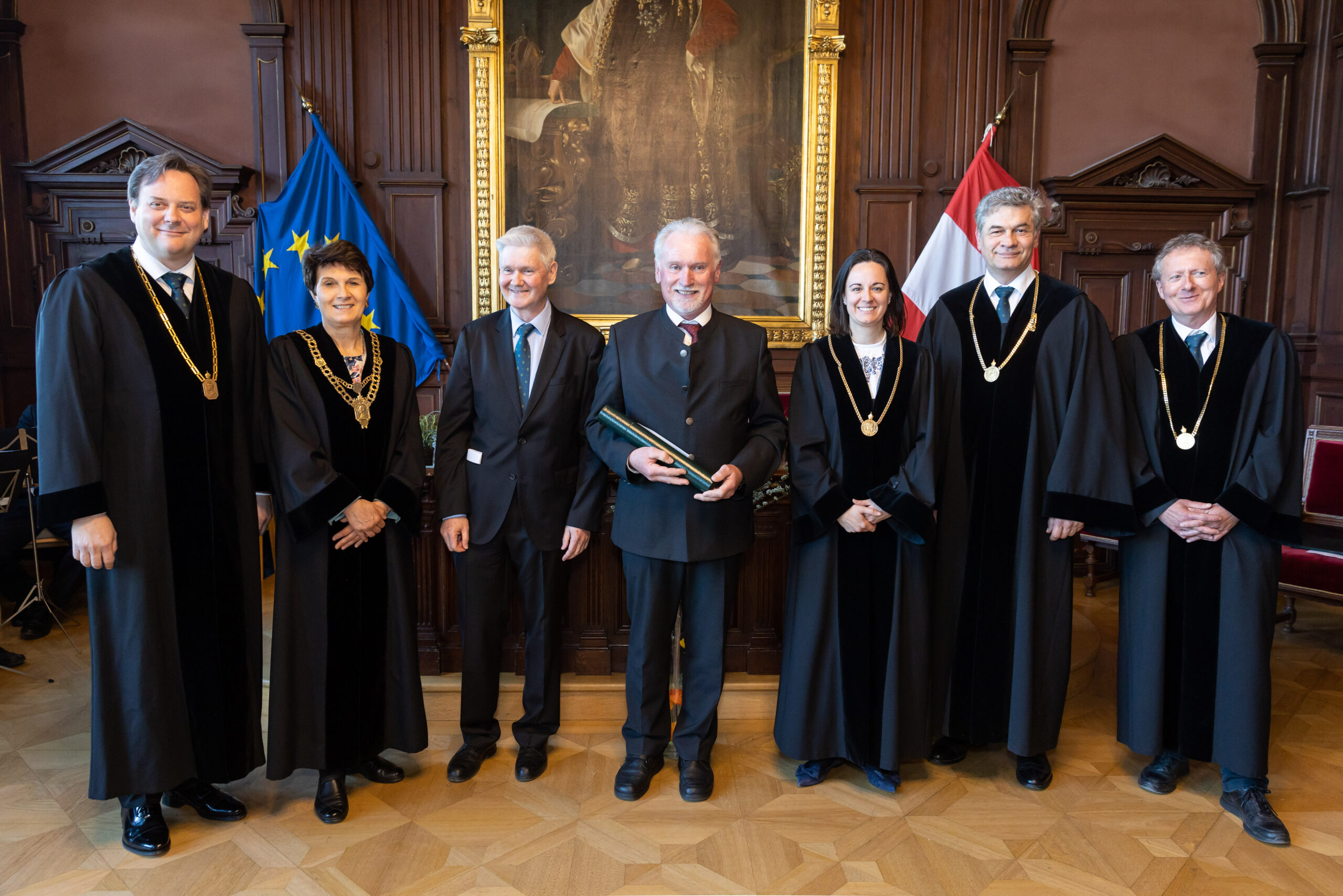 Verleihung des Titels „Ehrenbürger der Universität für Bodenkultur Wien“ an Dir. Ing. Leo Klaffner