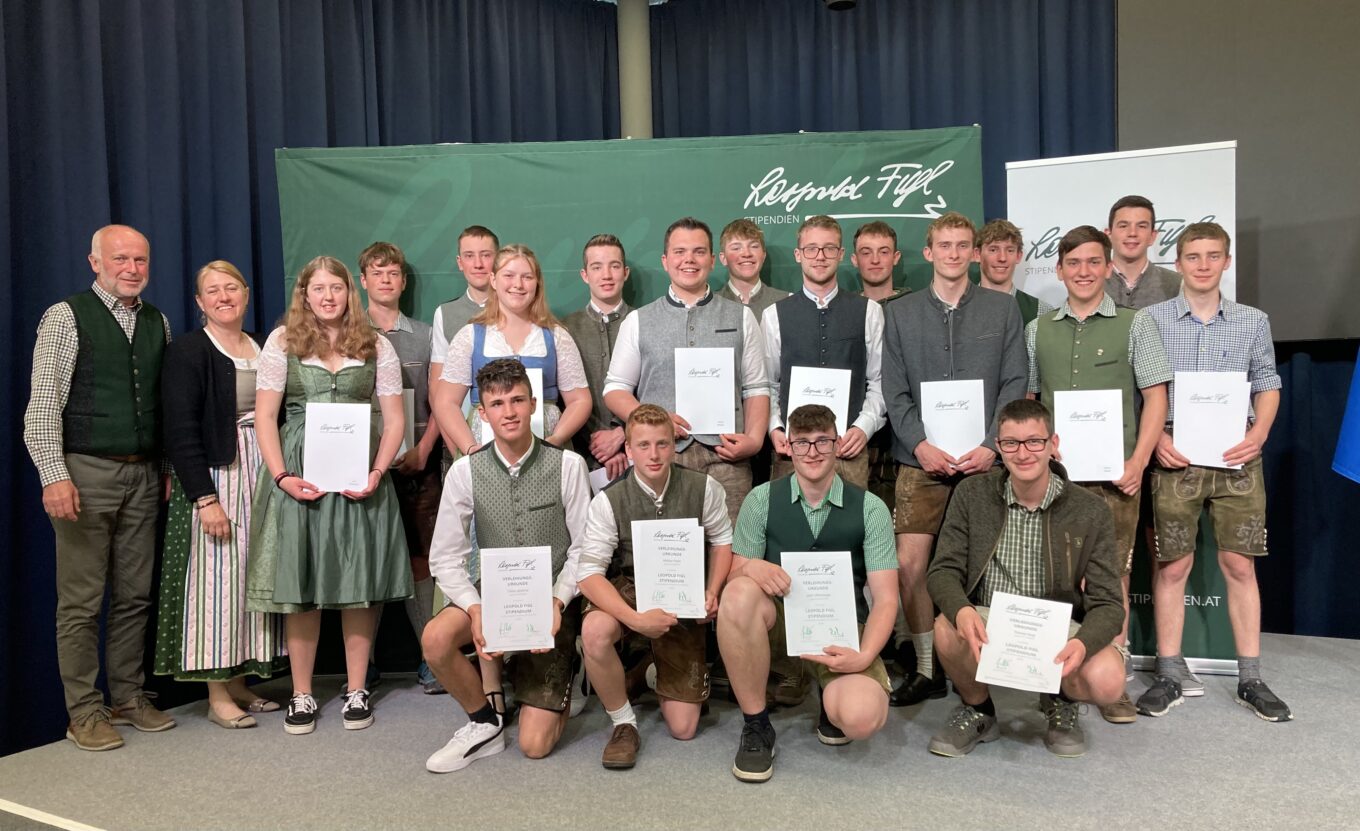26 Leopold-Figl-Stipendien für Schülerinnen und Schüler LFS Hohenlehen