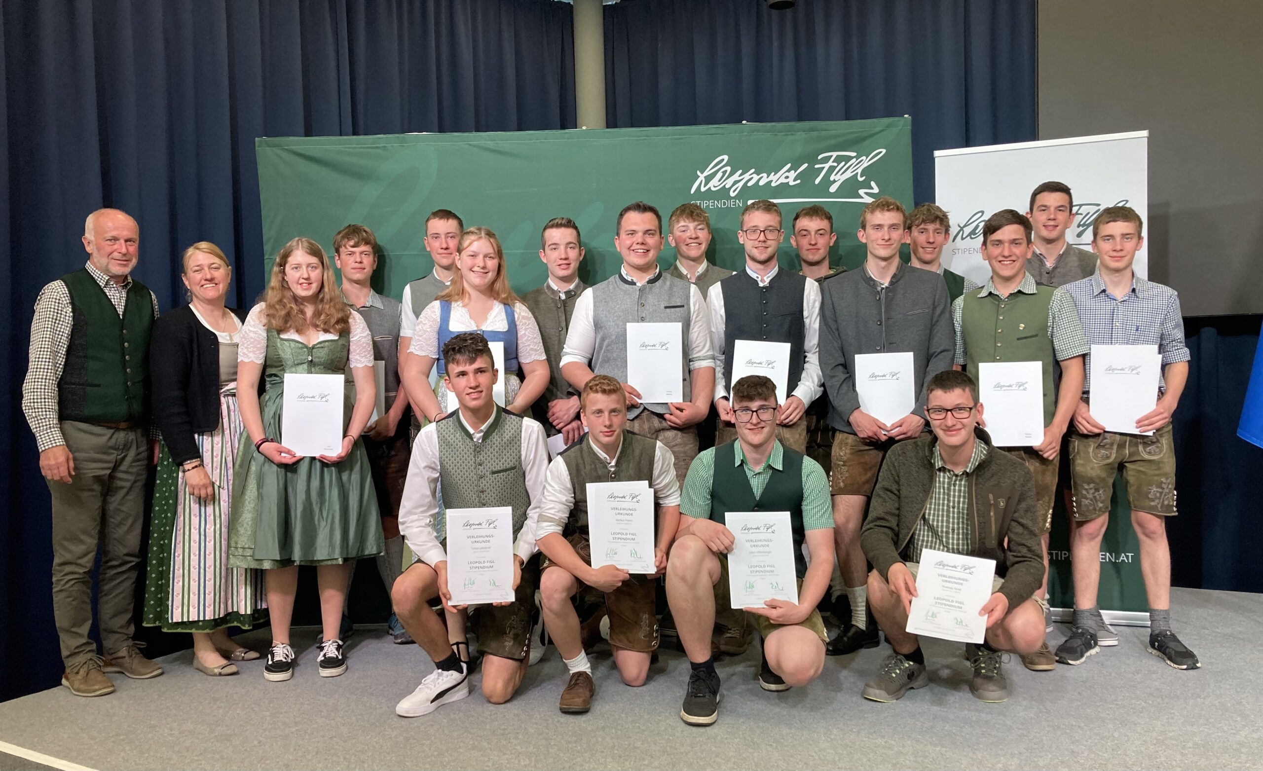 26 Leopold-Figl-Stipendien für Schülerinnen und Schüler LFS Hohenlehen